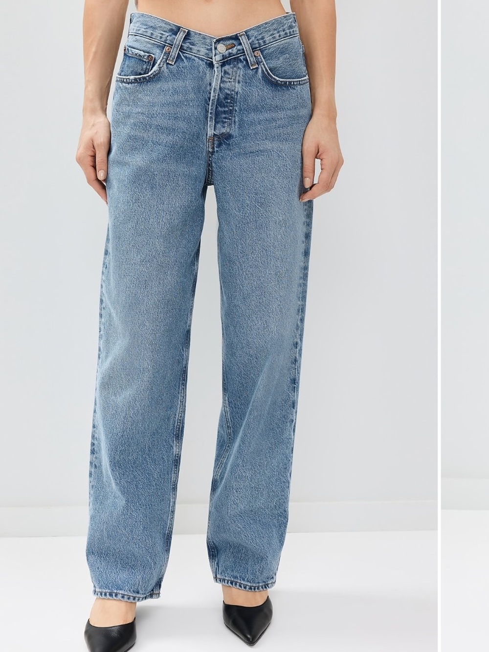 Agolde V Waist Baggy Jeans